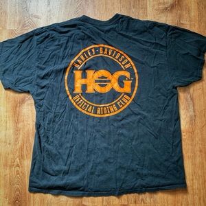 Official Harley Davidson HOG (Harley Owners Group) Riding Club T-Shirt Size XL